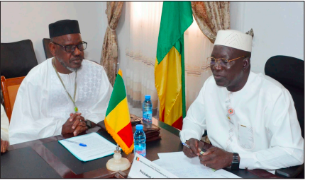  AUDIENCE AU CONSEIL ÉCONOMIQUE, SOCIAL, ENVIRONNEMENTAL ET CULTUREL LES PRÉOCCUPATIONS DU CERCLE DE BOUREM EXPOSÉES DEVANT LE PRÉSIDENT YACOUBA KATILÉ