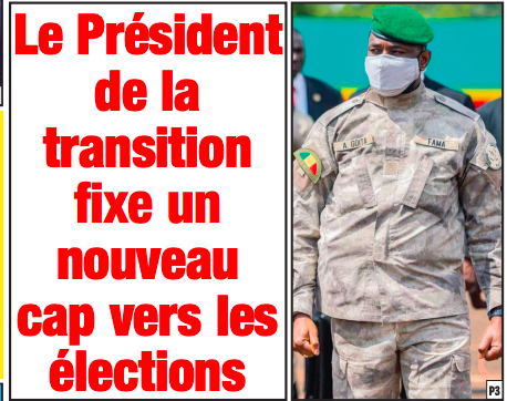  NOUVEAU GOUVERNEMENT : LE PRÉSIDENT DE LA TRANSITION FIXE UN NOUVEAU CAP VERS LES ÉLECTIONS