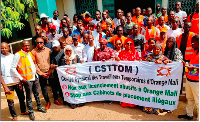  CONTENTIEUX ENTRE LA DIRECTION D’ORANGE MALI ET LES TRAVAILLEURS TEMPORAIRES : LE PROCÈS PRÉVU LE 02 DÉCEMBRE