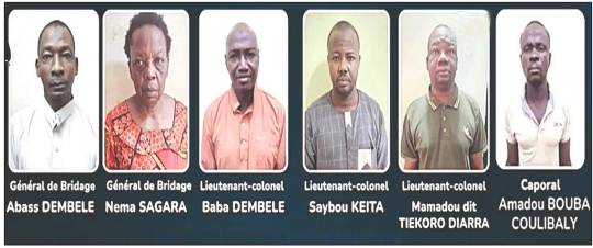 DOSSIER DE « TENTATIVE DE DÉSTABILISATION DES INSTITUTIONS DE LA RÉPUBLIQUE »: LE PROCUREUR DE LA RÉPUBLIQUE DU TRIBUNAL MILITAIRE DE BAMAKO A INCULPÉ, LE GROUPE DES GÉNÉRAUX ABASS DEMBÉLÉ ET NÉMA SAGARA