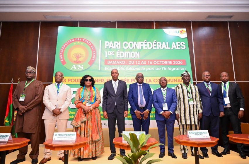  LANCEMENT OFFICIEL DE LA PREMIÈRE ÉDITION DU PARI CONFÉDÉRAL AES À BAMAKO HIER : « CETTE AMBITION APPELLE À UNE COOPÉRATION ÉCONOMIQUE PLUS ÉTROITE » DIXIT LE MINISTRE SANOU